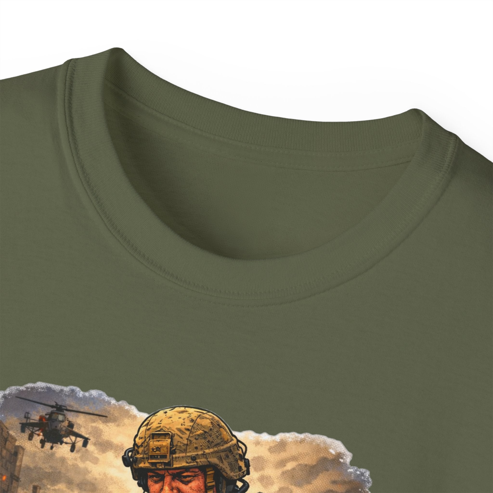 American Grit Soldier T-Shirt — "American Grit, American Strong" Military Tribute Tee