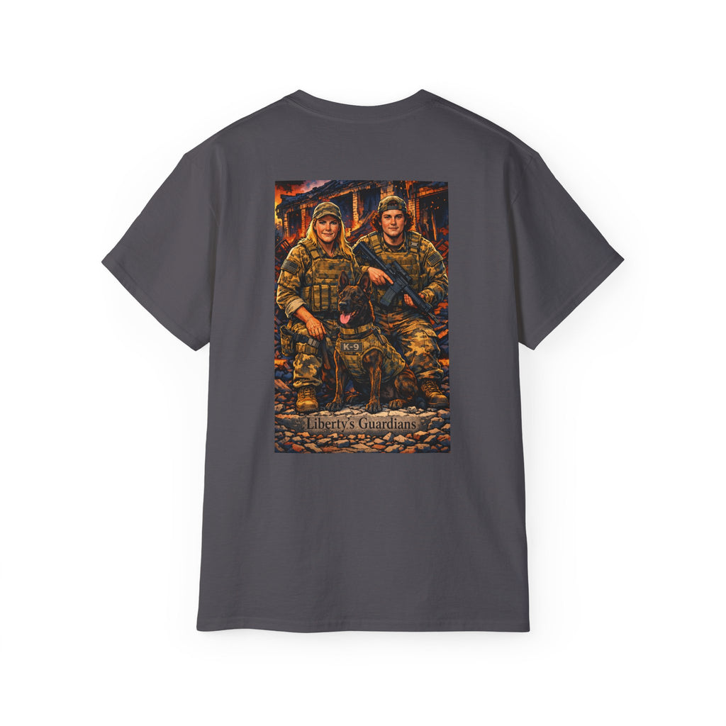 Veteran Guardians Graphic Tee — "Liberty's Guardians" Military Tribute T-Shirt