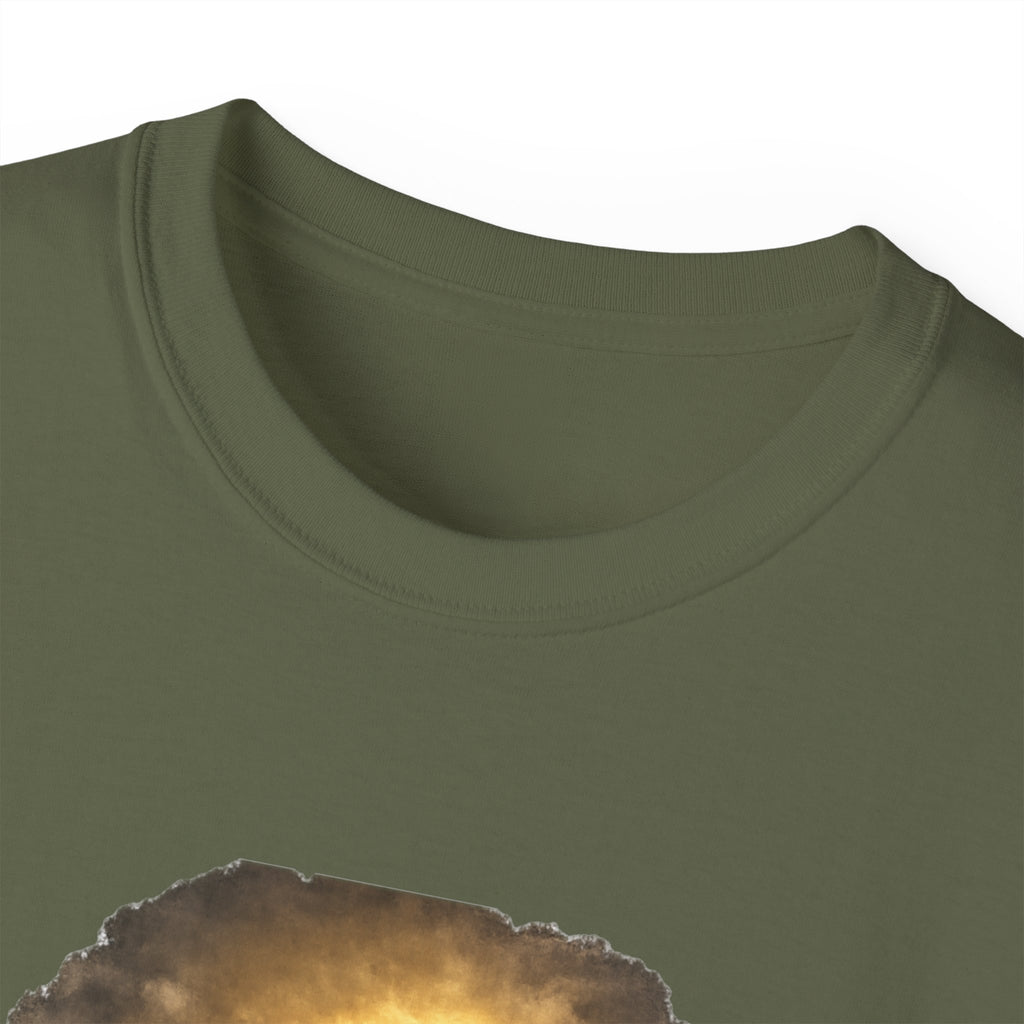 T-Shirt — "A Soldier's Last Goodbye and a Savior's First Embrace" Patriotic Military Tribute