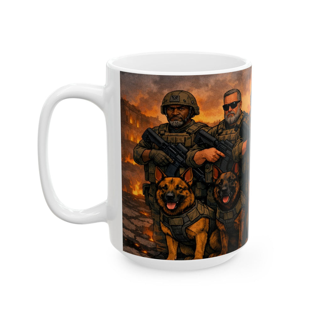 Tactical Team Coffee Mug – Military K9 & Operators 11oz/15oz Ceramic Mug