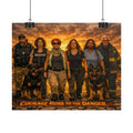 Rolled Poster — "Courage Runs to the Danger" K9 Rescue & First Responders Wall Art