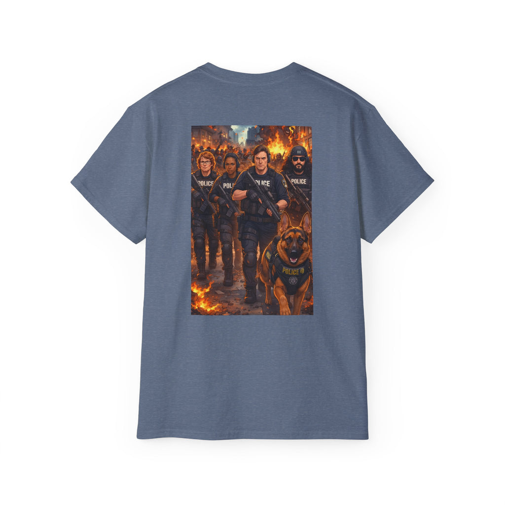 Police K9 Unit Tee — Tactical K9s Graphic Cotton Shirt