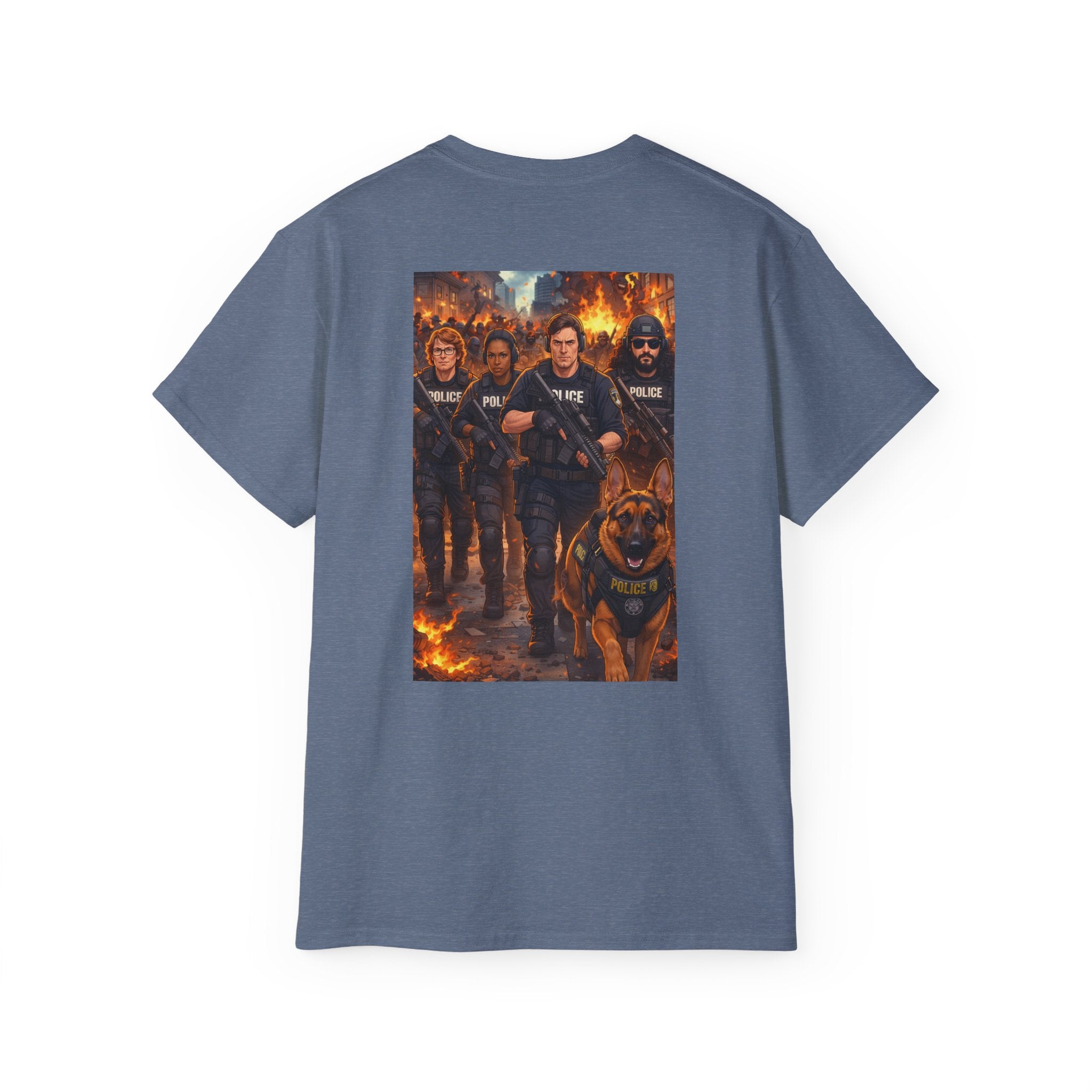 Police K9 Unit Tee — Tactical K9s Graphic Cotton Shirt