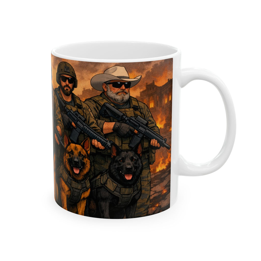 Tactical Team Coffee Mug – Military K9 & Operators 11oz/15oz Ceramic Mug