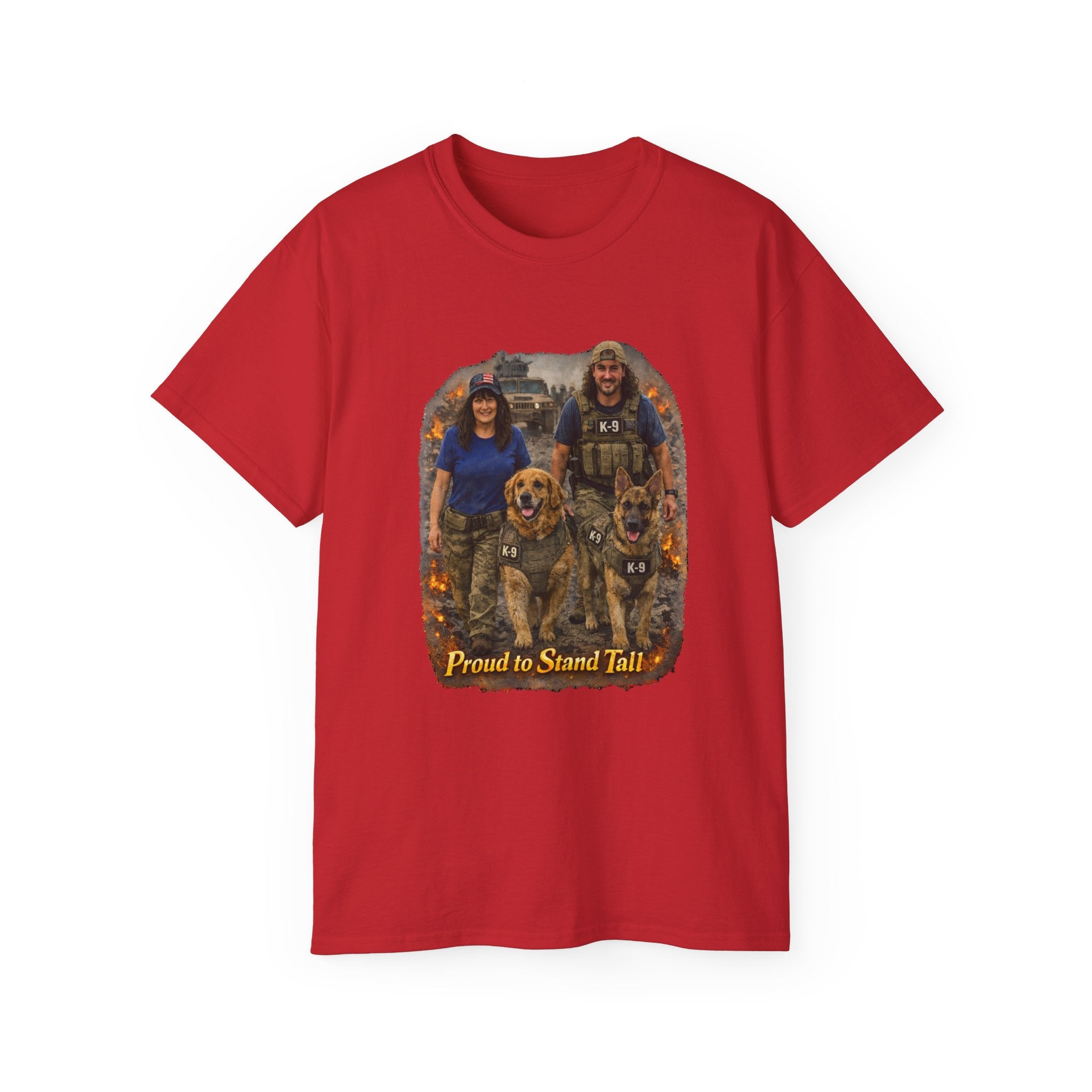 Proud to Stand Tall Military Working Dog Tee