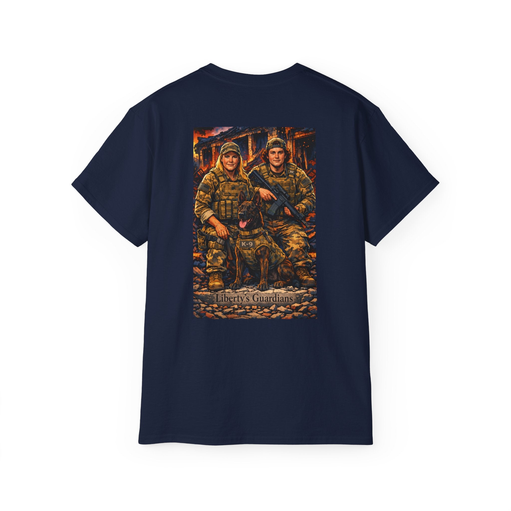 Veteran Guardians Graphic Tee — "Liberty's Guardians" Military Tribute T-Shirt