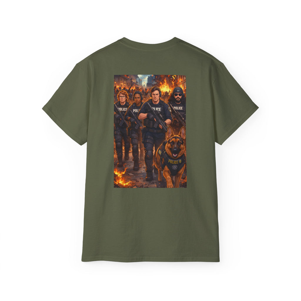 Police K9 Unit Tee — Tactical K9s Graphic Cotton Shirt