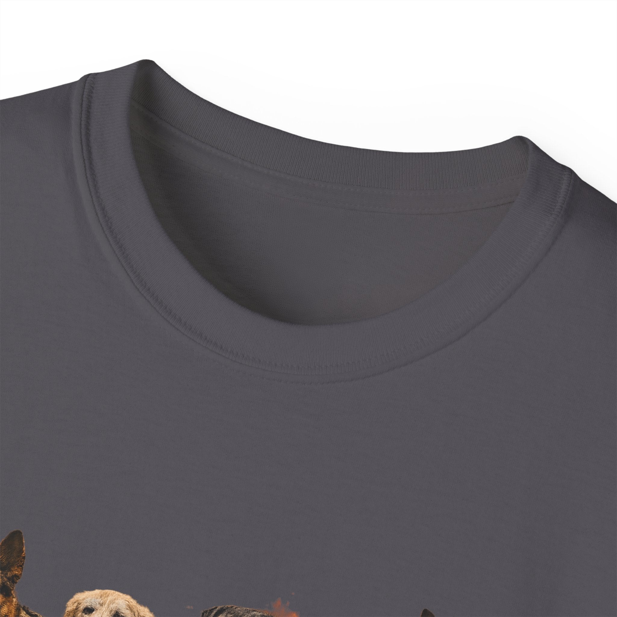K-9 Strong Working Dog Tee – 'Paws of Freedom' Military & K9 Handler T-Shirt