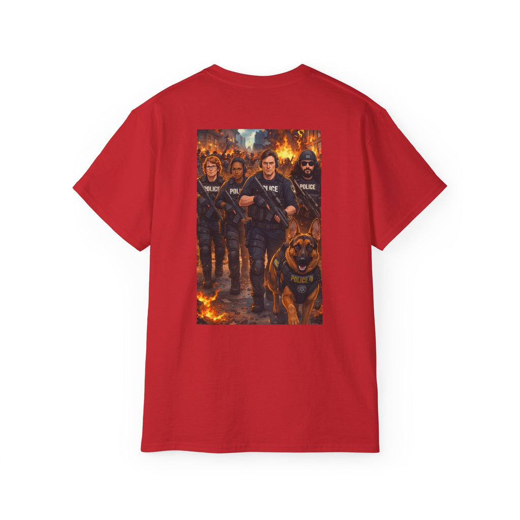 Police K9 Unit Tee — Tactical K9s Graphic Cotton Shirt