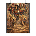 Search & Rescue Poster - "Courage Runs to the Danger" Rolled Art Print
