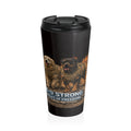 Stainless Steel Travel Mug — K9 Strong: Paws of Freedom Military Working Dogs Tumbler