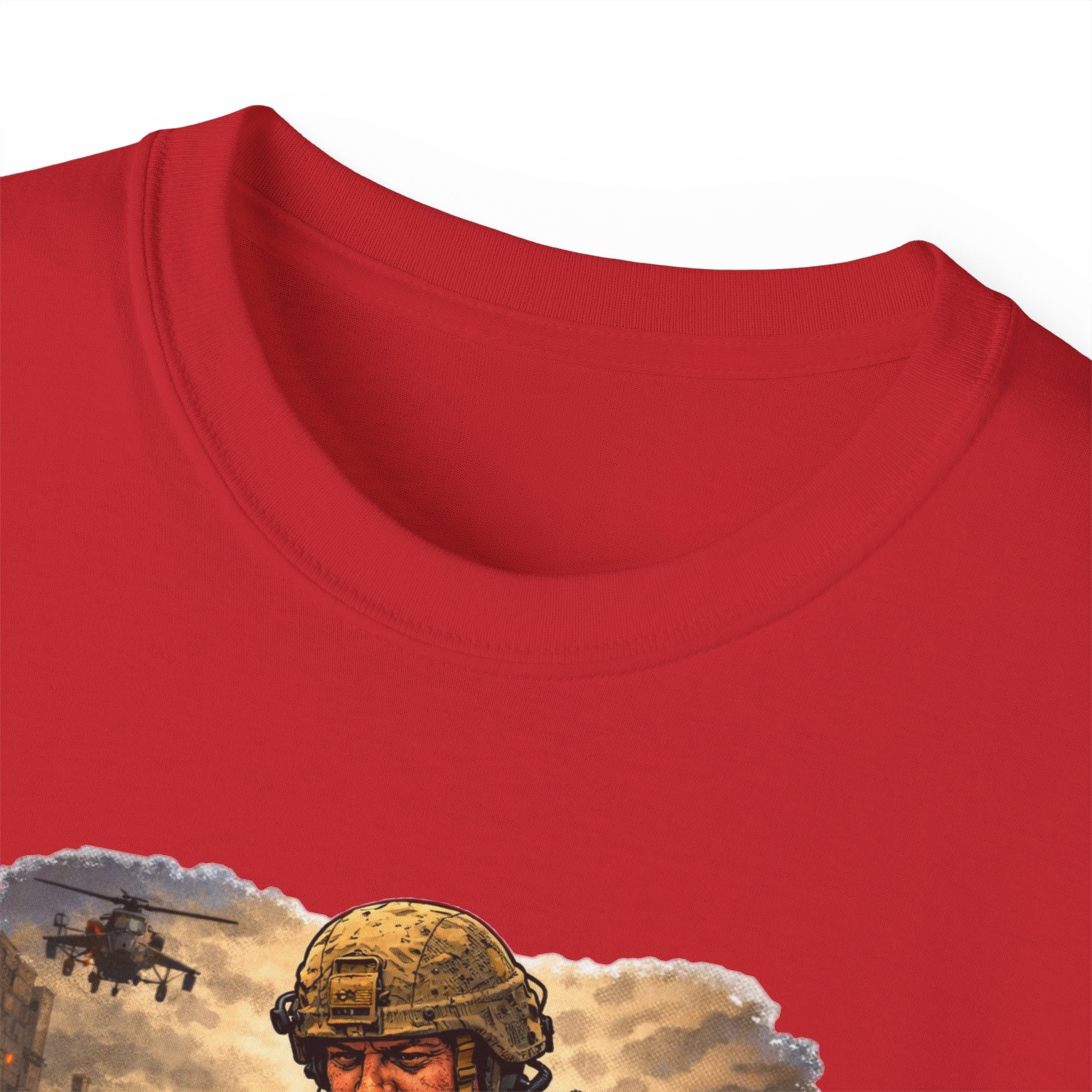 American Grit Soldier T-Shirt — "American Grit, American Strong" Military Tribute Tee