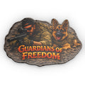 Guardians of Freedom Custom Shaped Pillow — Military K9 Tribute