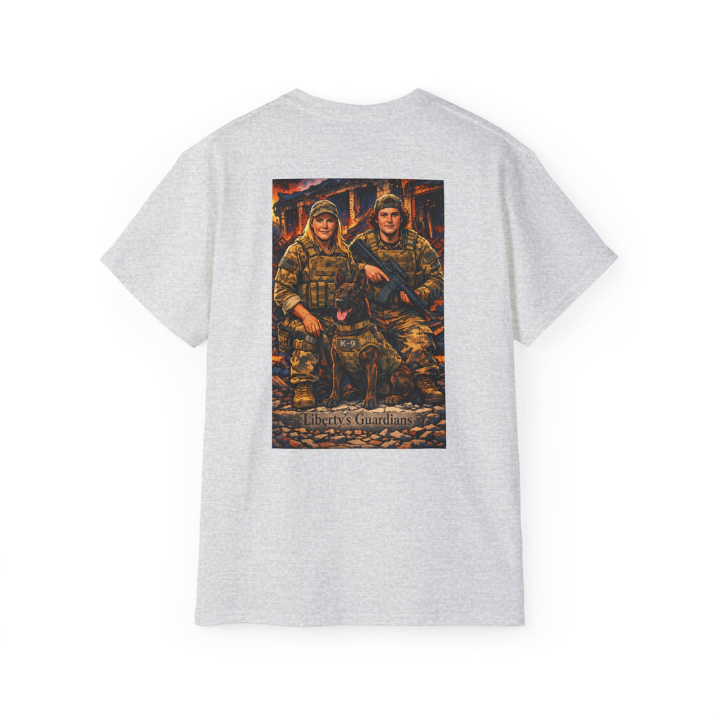 Veteran Guardians Graphic Tee — "Liberty's Guardians" Military Tribute T-Shirt