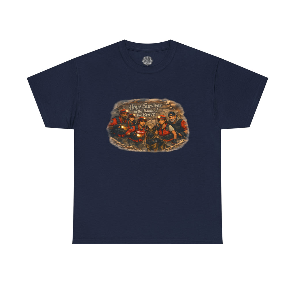 T-Shirt — Search Rescue teams Some Run to Danger Graphic