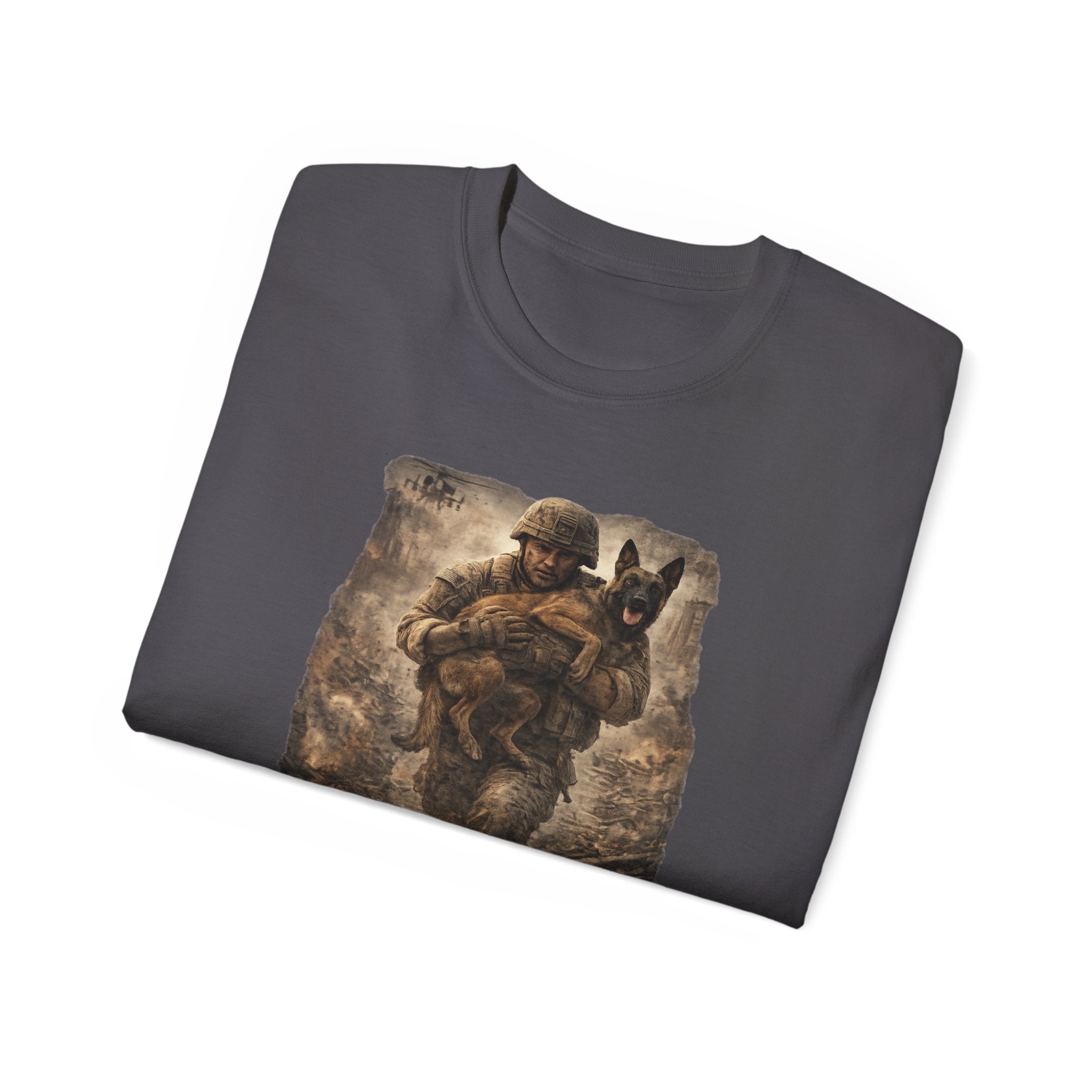 American Grit American Strong T-Shirt — Patriotic Military K9 Tee