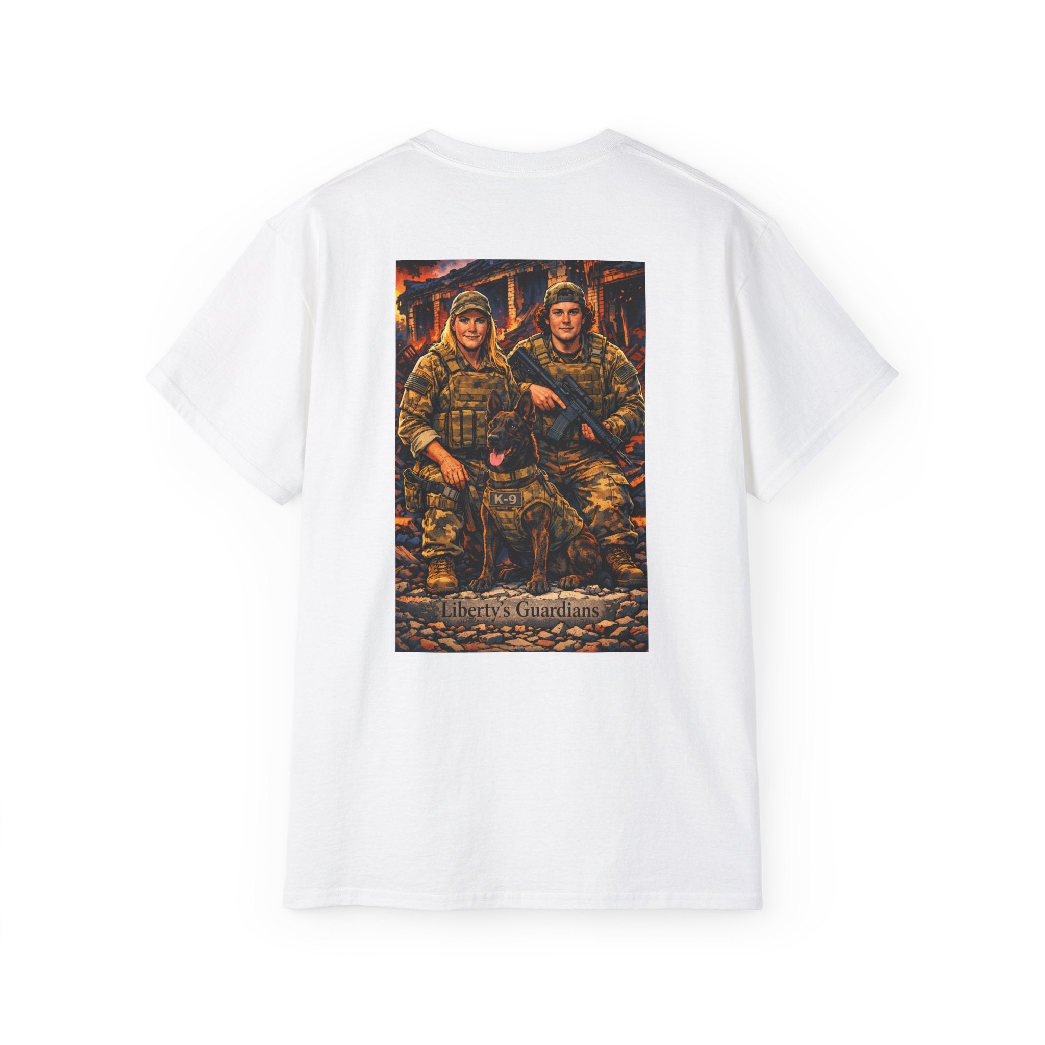 Veteran Guardians Graphic Tee — "Liberty's Guardians" Military Tribute T-Shirt