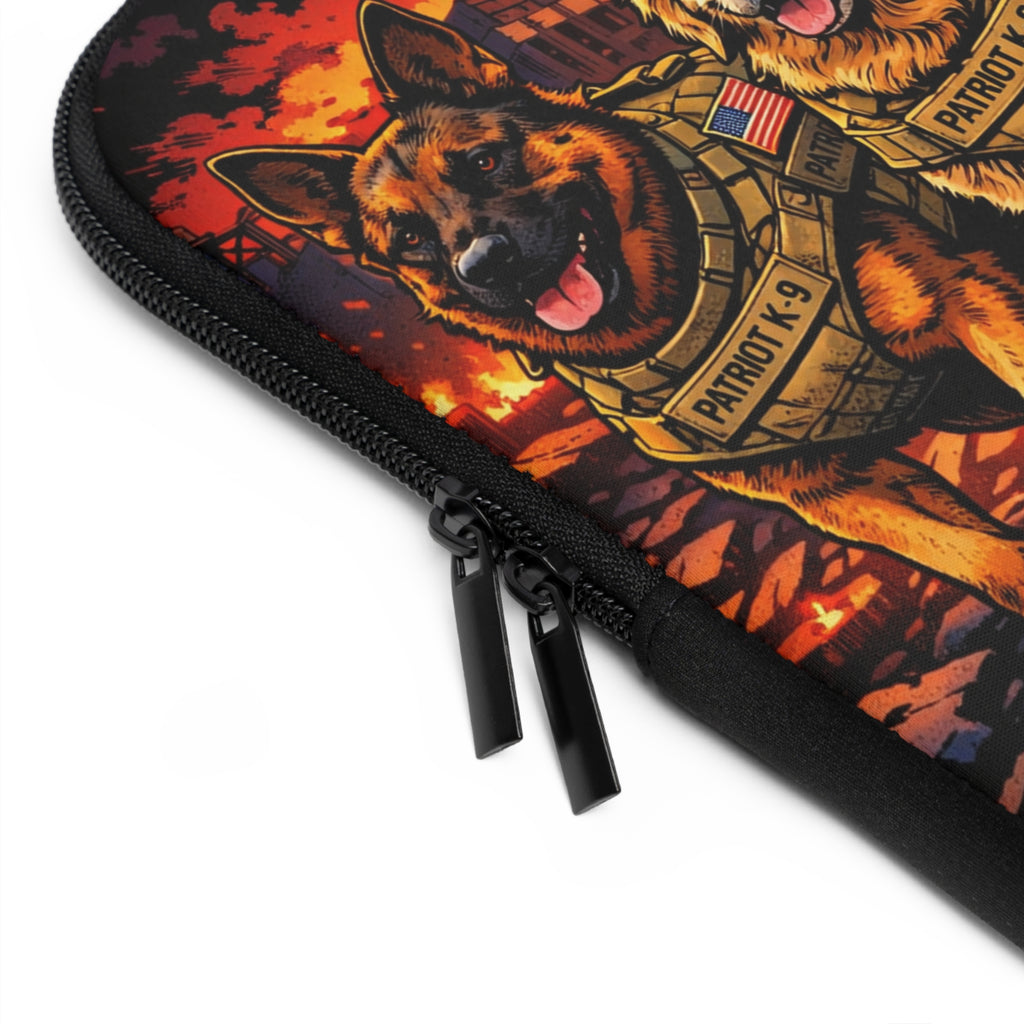 K-9 Strong Laptop Sleeve — Paws of Freedom Military Working Dog Tribute