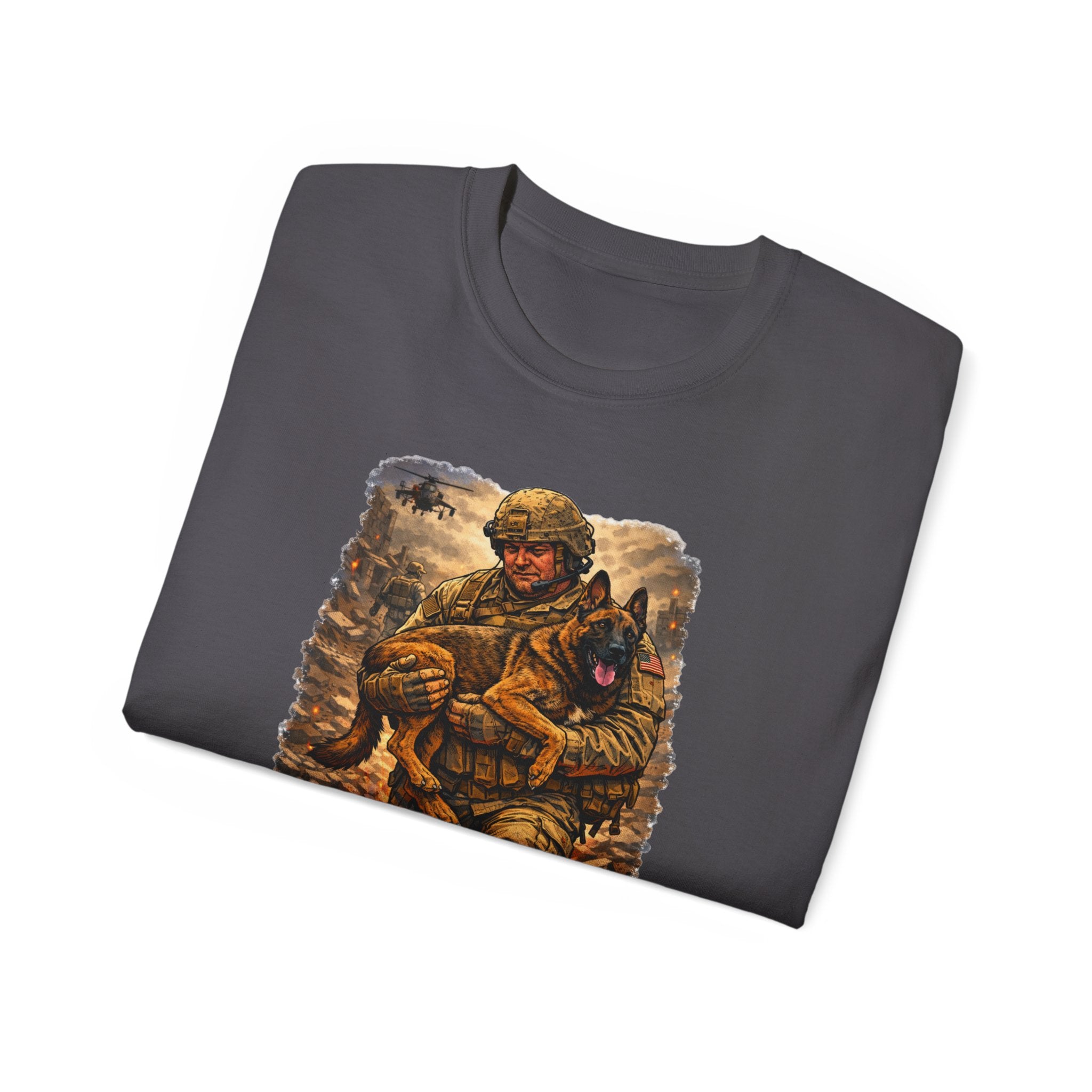American Grit Soldier T-Shirt — "American Grit, American Strong" Military Tribute Tee