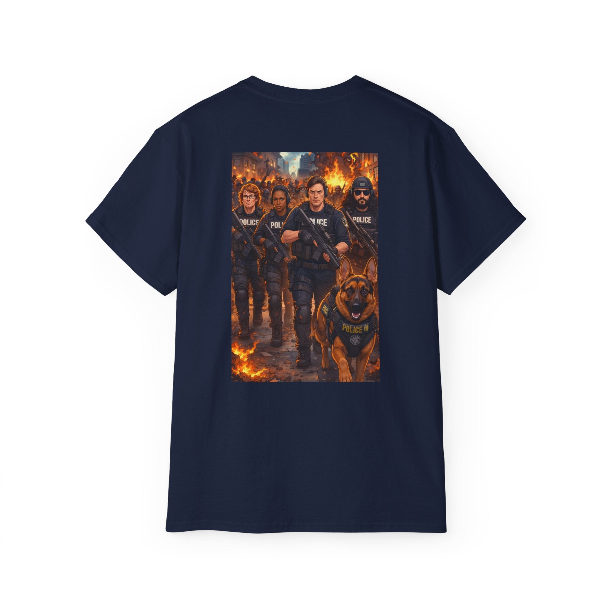 Police K9 Unit Tee — Tactical K9s Graphic Cotton Shirt