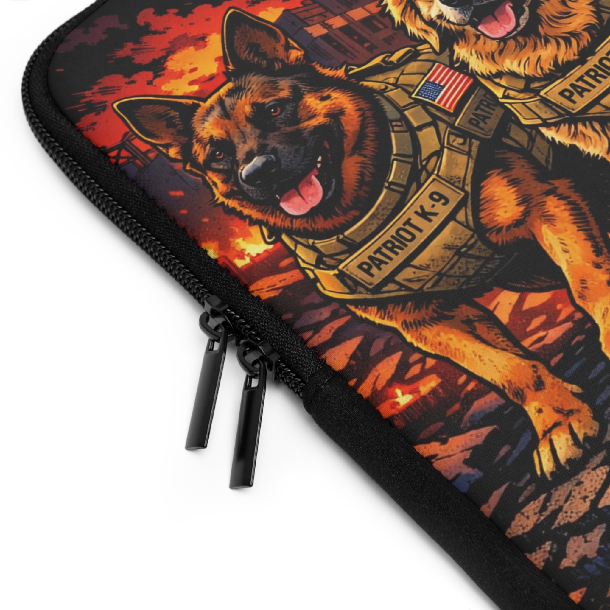 K-9 Strong Laptop Sleeve — Paws of Freedom Military Working Dog Tribute