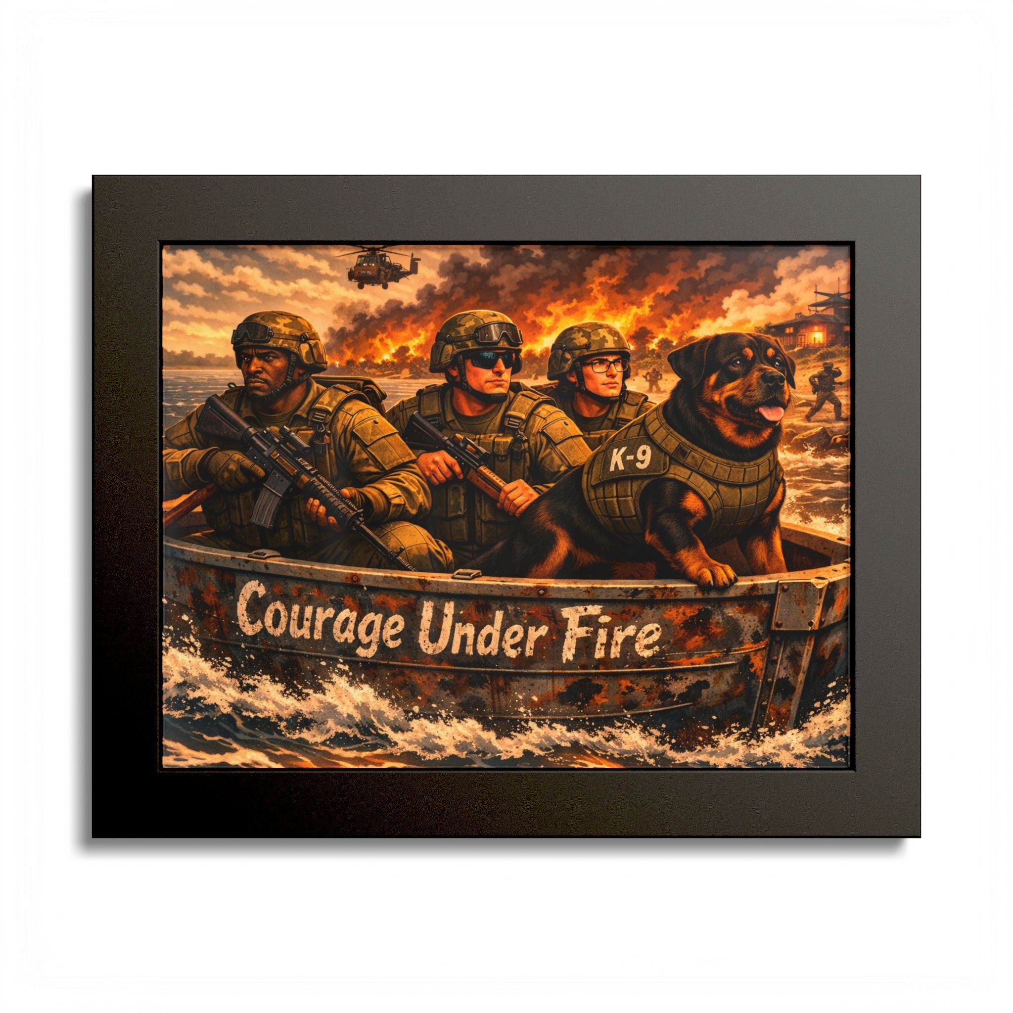 Courage Under Fire at sea