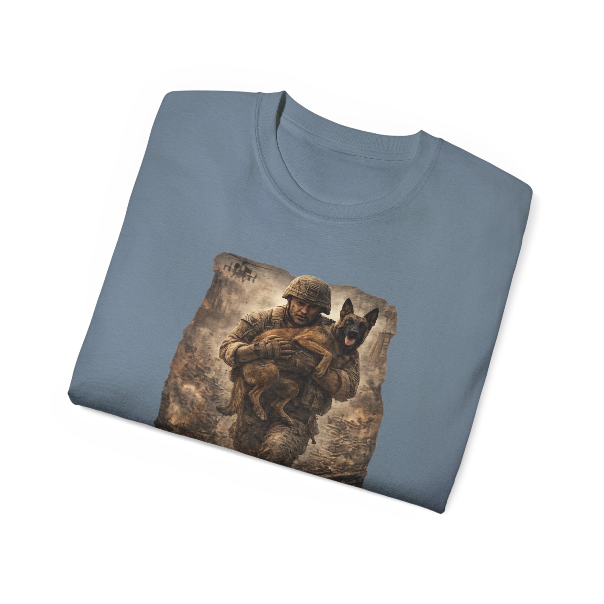 American Grit American Strong T-Shirt — Patriotic Military K9 Tee