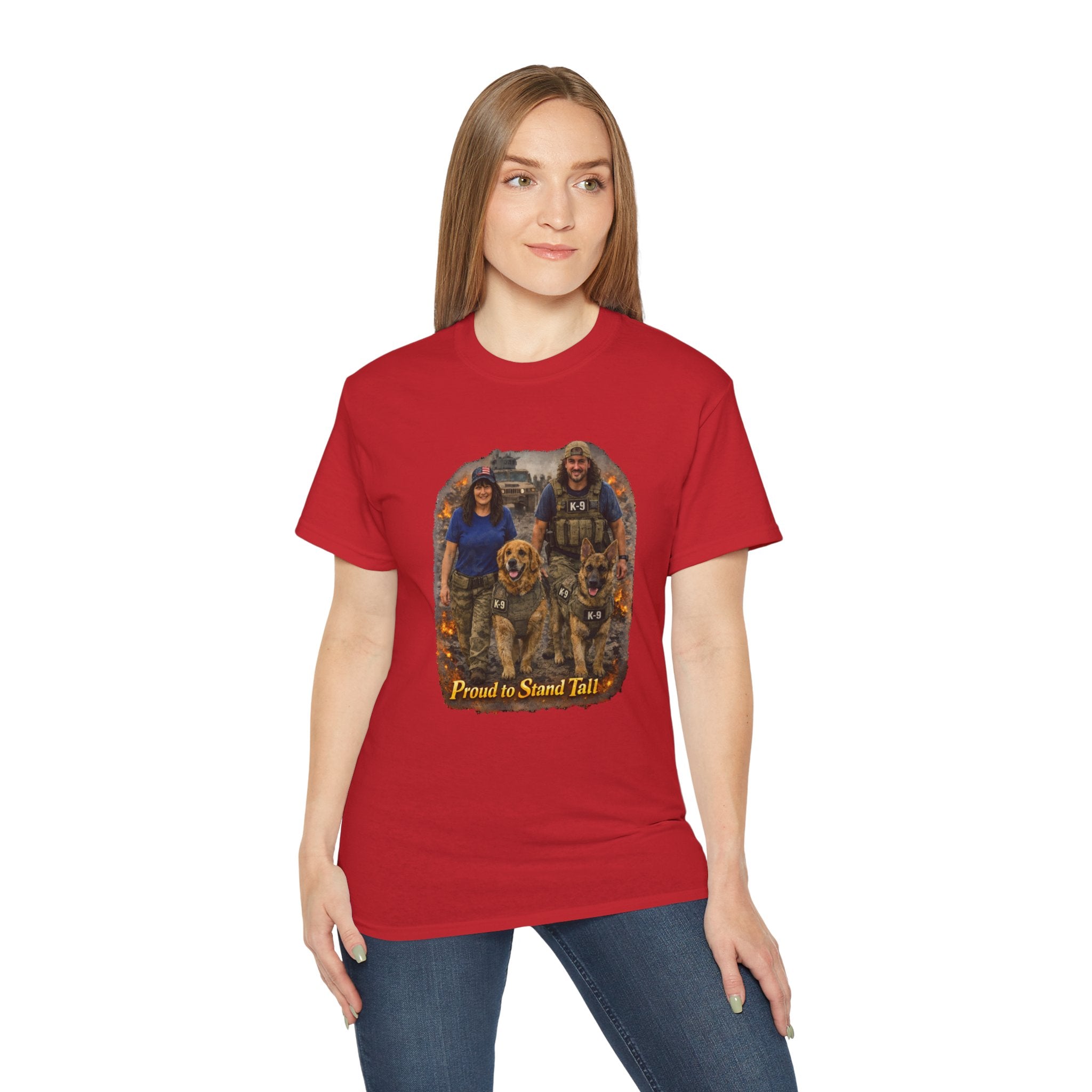 Proud to Stand Tall Military Working Dog Tee