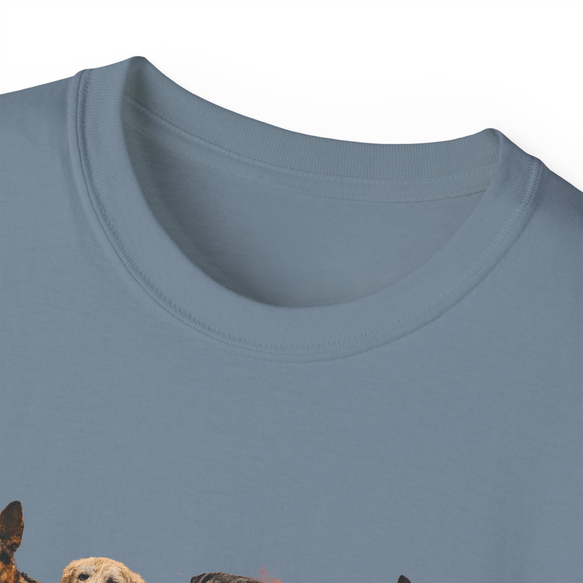K-9 Strong Working Dog Tee – 'Paws of Freedom' Military & K9 Handler T-Shirt