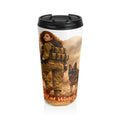 Travel Mug — Military Woman with K9 Patrol Stainless Steel Travel Mug