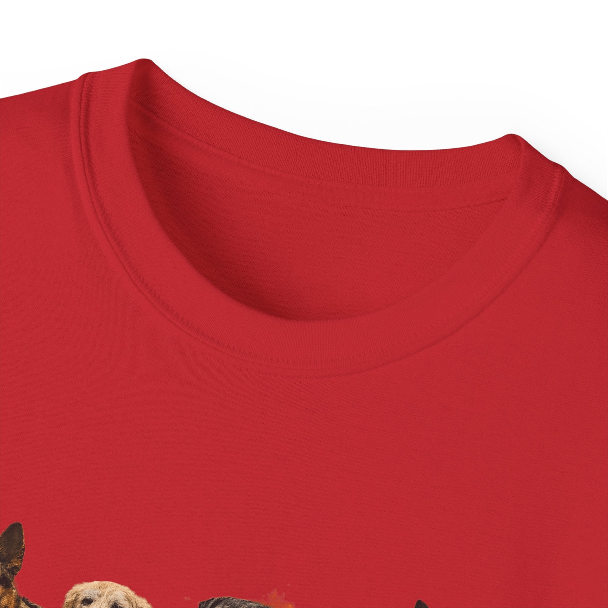 K-9 Strong Working Dog Tee – 'Paws of Freedom' Military & K9 Handler T-Shirt