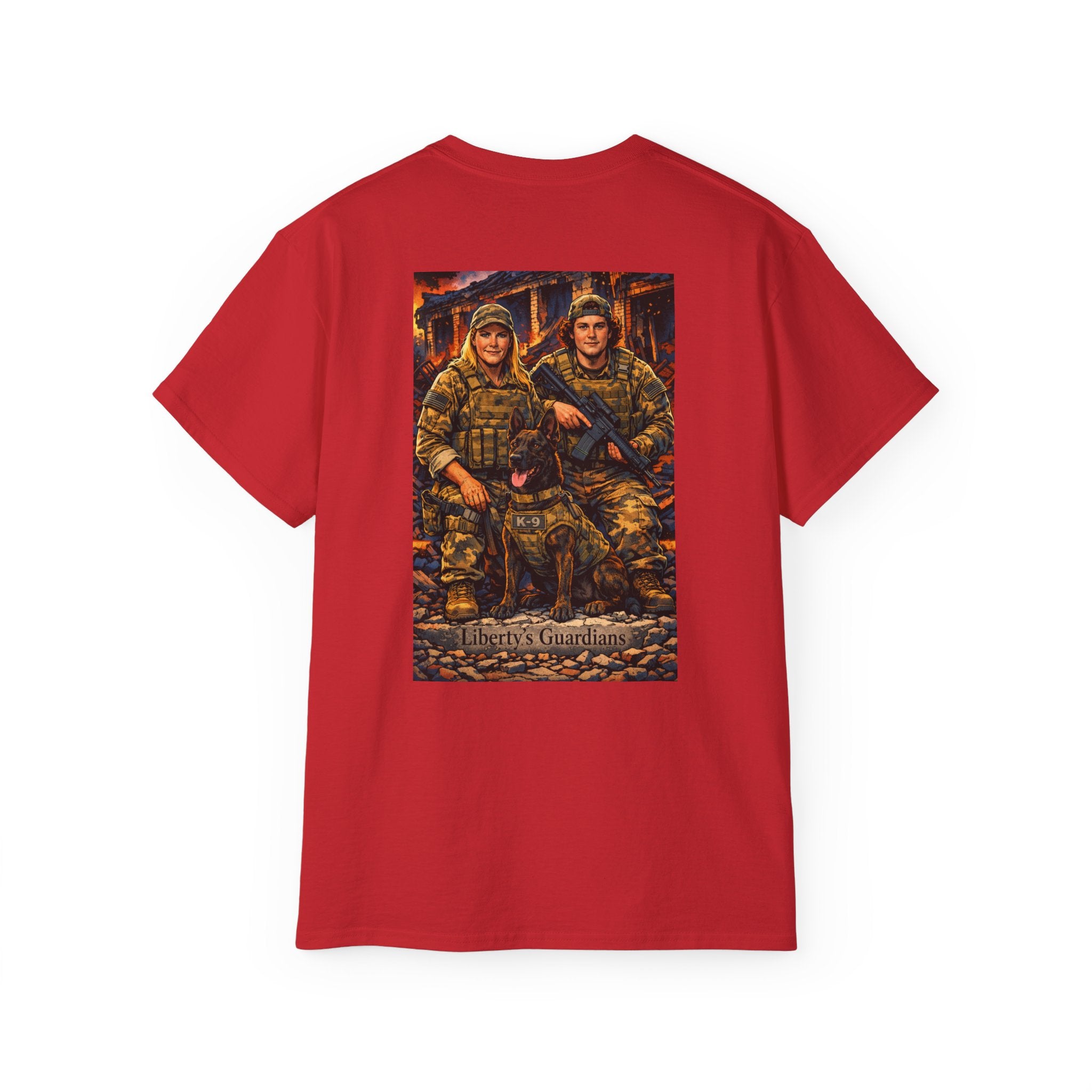 Veteran Guardians Graphic Tee — "Liberty's Guardians" Military Tribute T-Shirt